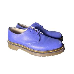 Dr. Martens Womens Purple 3-Hole Smooth Leather  Oxford US 8 EU 39